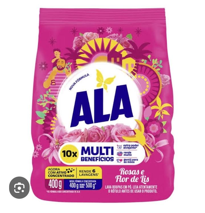 Sabão em Pó ALA Rosas e Flor de Lis — 400g
